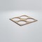 Ekena Millwork Medium Wembley Decorative Fretwork Wood Wall Panels, Hickory, 15 3/8"W x 15 3/8"H x 3/8"T WALW16X16X0375WEMHI - alternate 5